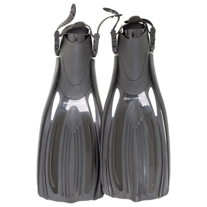 Tauchflossen Cayman Offene Ferse Schwarz Größe XL-47-48,5 Marlin 11265