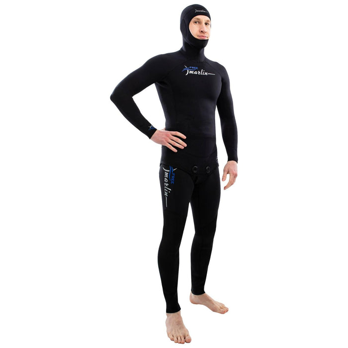 Freediving Vollanzug Freier Mann 5mm Schwarz Größe LX Marlin 116987