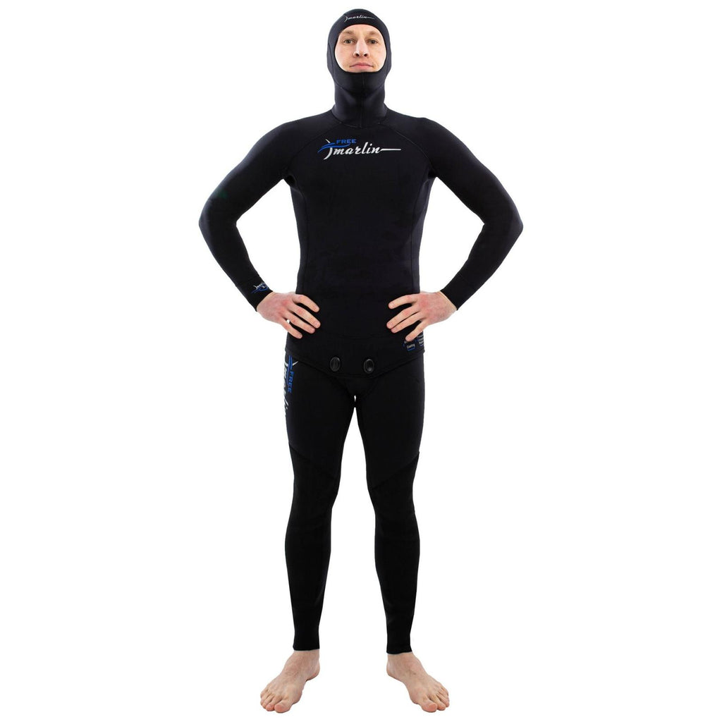 Freediving Vollanzug Freier Mann 5mm Schwarz Größe XL Marlin 116988