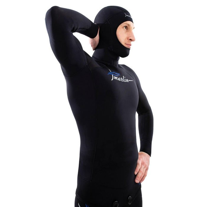 Freediving Vollanzug Freier Mann 5mm Schwarz Größe XL Marlin 116988