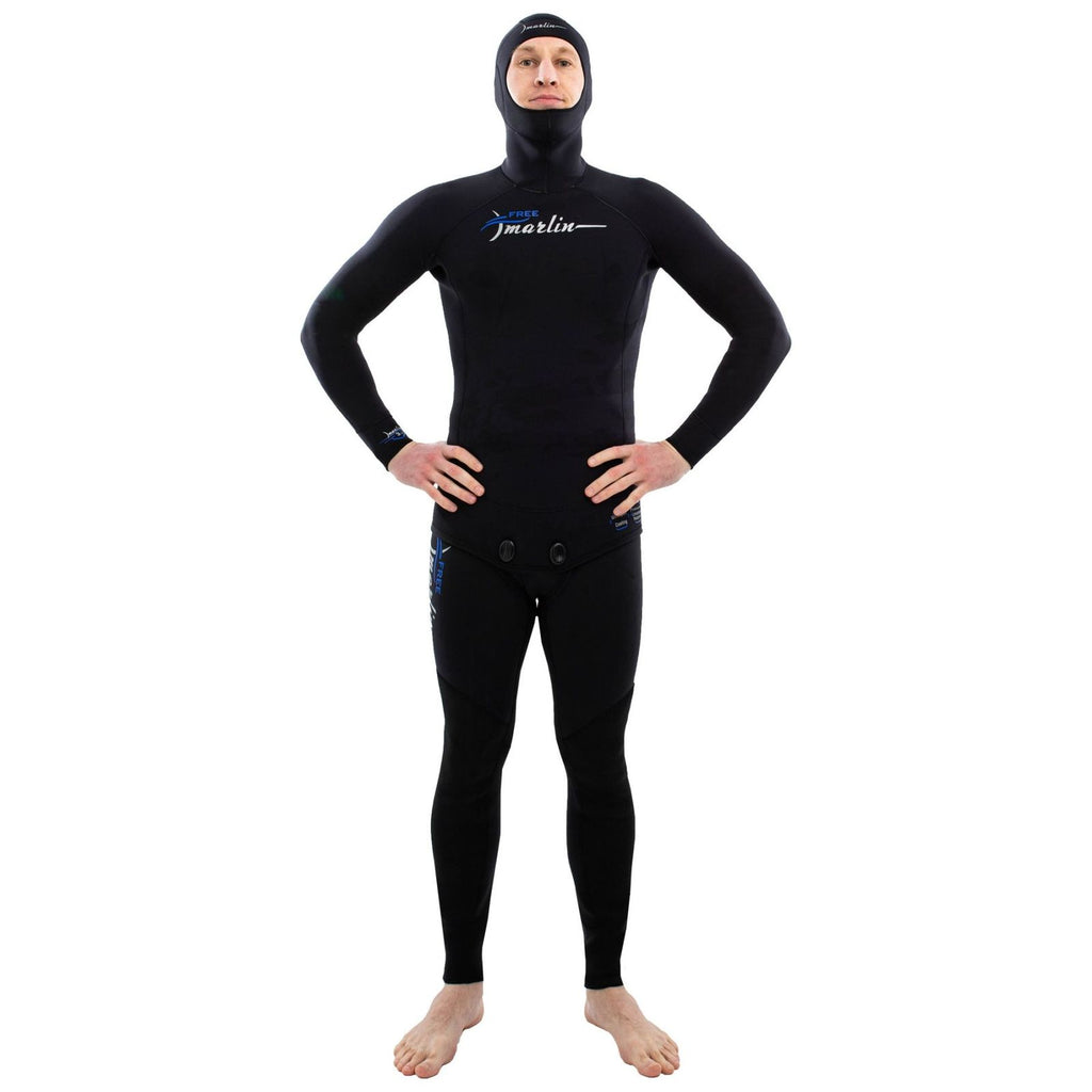 Freediving Vollanzug Freier Mann 3mm Schwarz Größe XL Marlin 116996