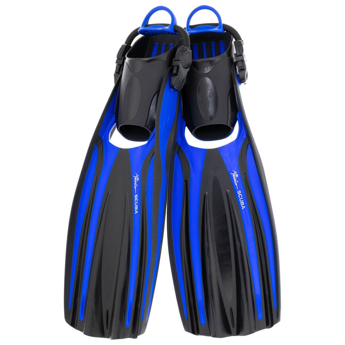 Tauchflossen Scuba Ebs Blau Größe S-35,5-40 Marlin 117454