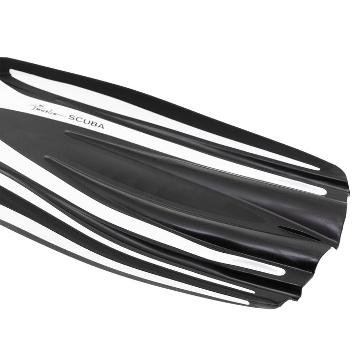 Tauchflossen Scuba Ebs Weiß Größe S-35,5-40 Marlin 117456