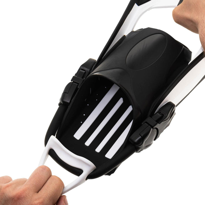 Tauchflossen Scuba Ebs Weiß Größe S-35,5-40 Marlin 117456