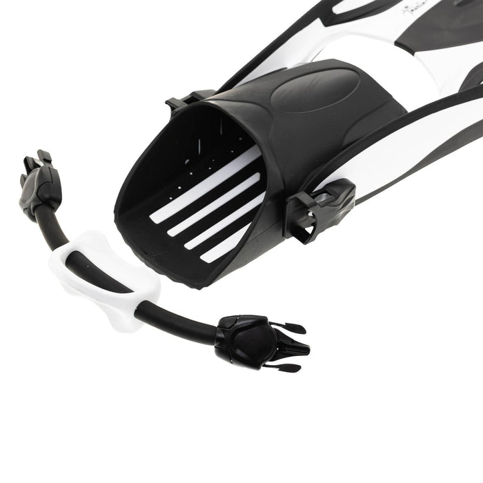 Tauchflossen Scuba Ebs Weiß Größe S-35,5-40 Marlin 117456