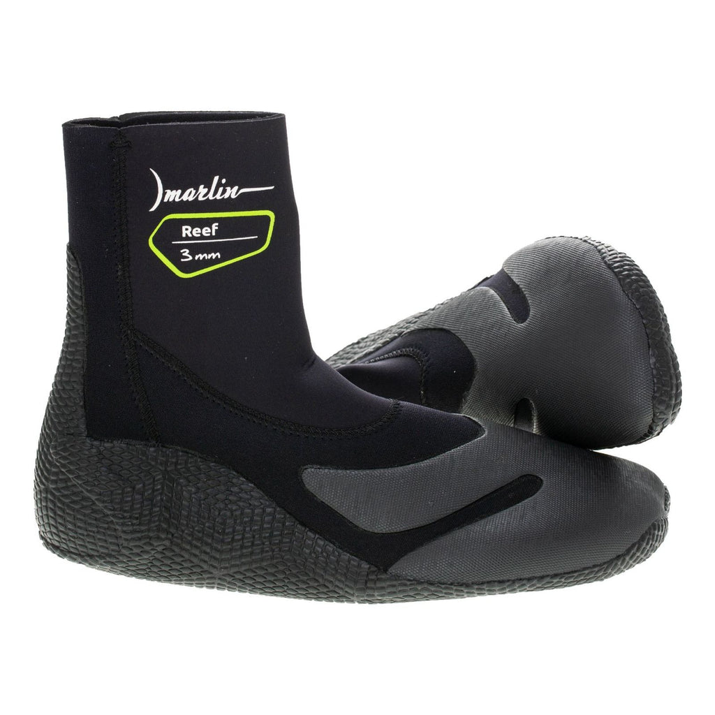 Tauchschuhe Reef 2.0 3mm Schwarz Größe XXXL Marlin 117543