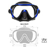 Tauchmaske Enjoy Blau-Schwarz Marlin 118131