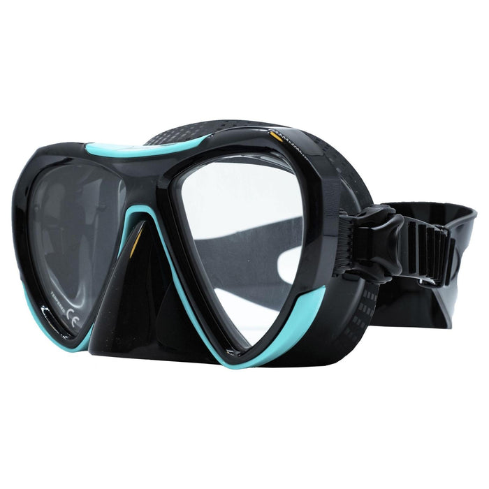 Schnorchelmaske Diamond Grün-Schwarz Marlin 118271