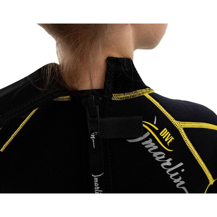 Schnorchelanzug Malibu Kinder 2,5mm Schwarz-Gelb Größe S Marlin 118327