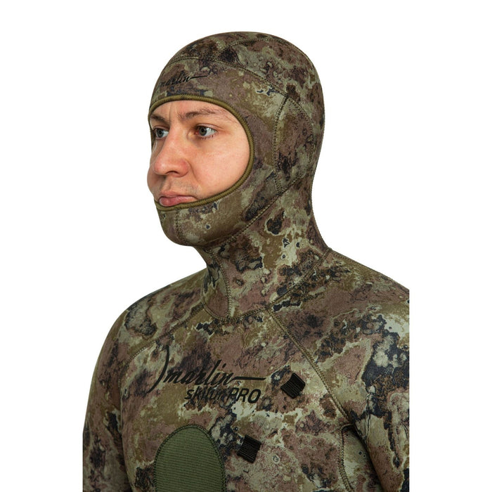 Spearfishing Full Wetsuit Skilur Pro 3mm Grün-Camo Größe XL Marlin 118438