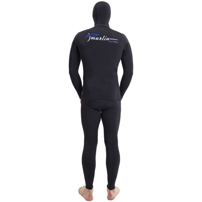 Freediving Komplettanzug mit Kapuze Ultra Herren 3mm Schwarz Größe M Marlin 118527