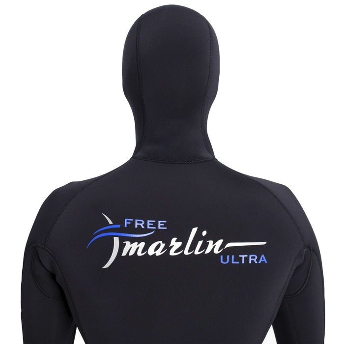 Freediving Vollanzug mit Kapuze Ultra Man 3mm Schwarz Größe XL Marlin 118529