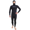 Freediving Vollanzug mit Kapuze Ultra Man 3mm Schwarz Größe XXL Marlin 118530