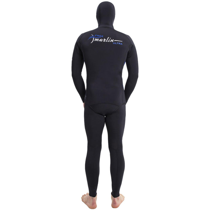 Freediving Komplettanzug mit Kapuze Ultra Herren 5mm Schwarz Größe XXXL Marlin 118537