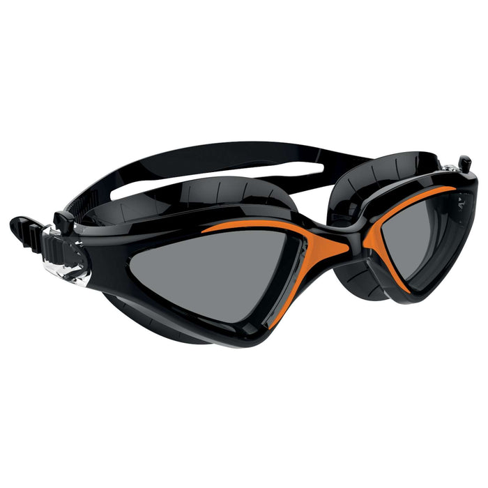 Schwimmbrille Lynx Schwarz-Orange Raucher Linsen Seac 152-55NO-LF