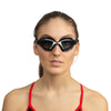 Schwimmbrille Lynx Schwarz-Weiß Raucher Linsen Seac 152-55NW-LF
