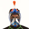 Schnorchel Vollgesichtsmaske Magica Grau-Blau-Orange S-M Seac 170-10BO-SLT