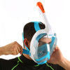 Schnorchel Vollgesichtsmaske Magica Weiß-Blau-Orange S-M Seac 170-10WO-SLT