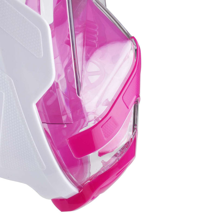 Schnorchel Vollgesichtsmaske Magica Weiß-Rosa S-M Seac 170-10WP-SLT