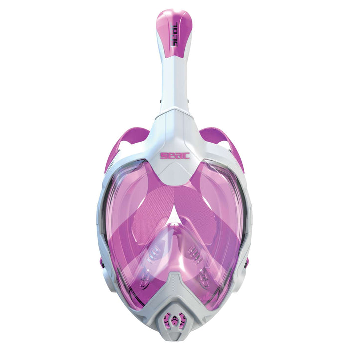 Schnorchel Vollgesichtsmaske Magica Weiß-Rosa XS-S Seac 170-14WP-SLT