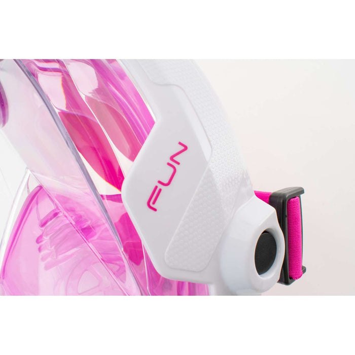 Schnorchel Vollgesichtsmaske Magica Weiß-Rosa XS-S Seac 170-14WP-SLT