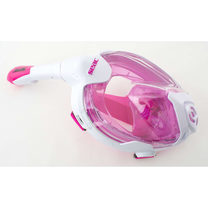 Schnorchel Vollgesichtsmaske Magica Weiß-Rosa XS-S Seac 170-14WP-SLT