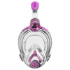 Schnorchel Vollgesichtsmaske Libera Transparent-Rosa Kinder Seac 170-20PT-SKL