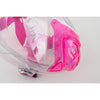 Schnorchel Vollgesichtsmaske Libera Transparent-Rosa XS-S Seac 170-7TP-SKL