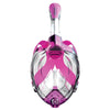 Schnorchel Vollgesichtsmaske Libera Transparent-Rosa XS-S Seac 170-7TP-SKL