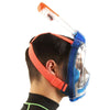 Schnorchel Vollgesichtsmaske Magica Grau-Blau-Orange L-XL Seac 170-9BO-SLT