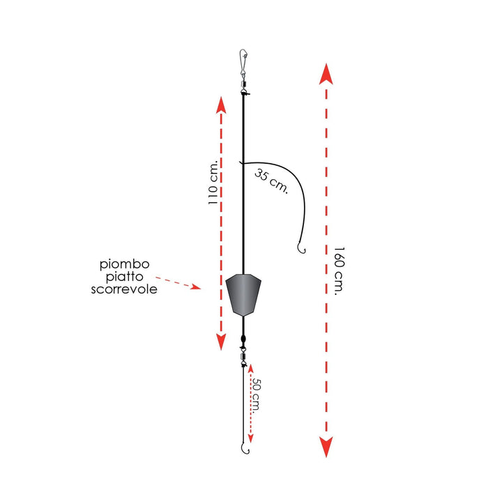 Schwere Bereit Rigs Mormora 70g Expert Predator 1910070