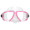 Schnorchelmaske Junior Kinder Pink-Klar Marlin 213134