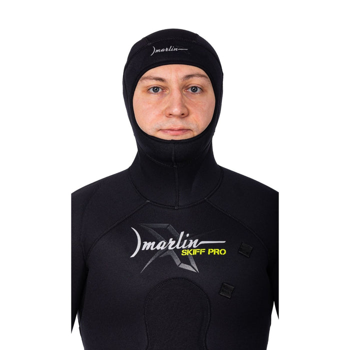 Spear-Fischanzug Komplett Neopren Skiff Pro Herren 7mm Schwarz Größe XL Marlin 215455