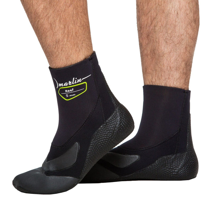 Tauchschuhe Reef 2.0 5mm Schwarz Größe L Marlin 215497