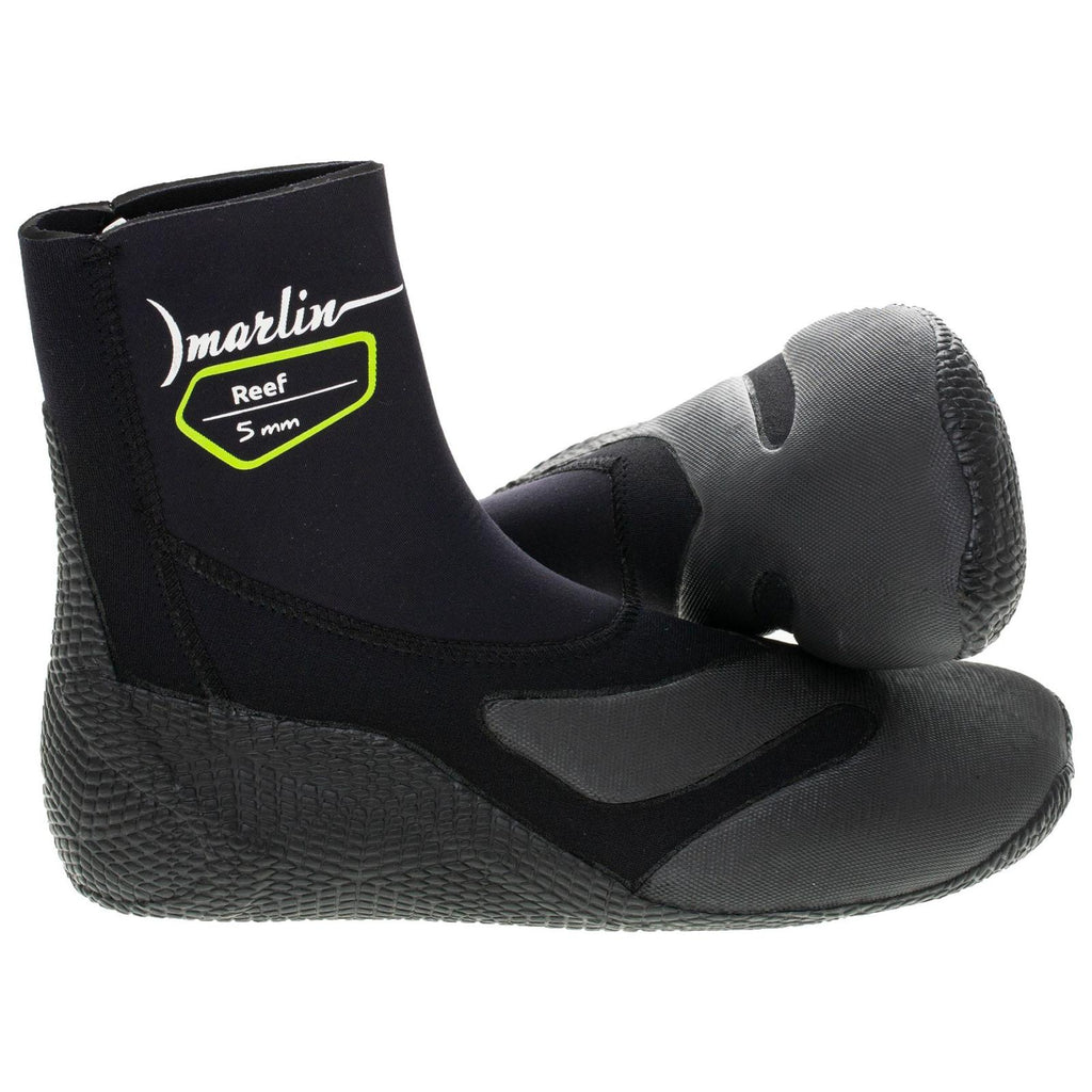 Tauchschuhe Reef 2.0 5mm Schwarz Größe XL Marlin 215500