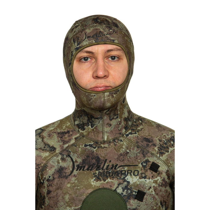 Spearfishing Full Wetsuit Skilur Pro 5mm Grün-Camo Größe XXL Marlin 216468