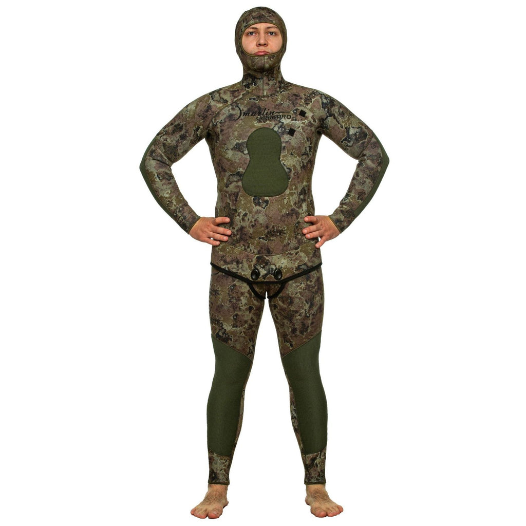 Schnorchelanzug Full Wetsuit Skilur Pro 5mm Grün-Camo Größe XXXL Marlin 216469