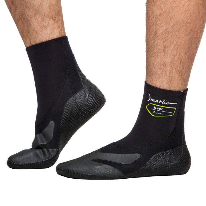 Tauchschuhe Reef 2.0 3mm Schwarz Größe M Marlin 216479