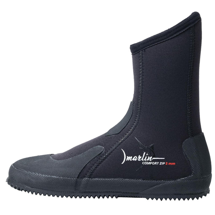Tauchstiefel Comfort Zip 5mm Schwarz Größe EU 42 Marlin 217023