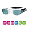 Schwimmbrille Phantom 2.0 Klar-Grau Tönung-Rauch Linsen Zoggs 461031CLGYTSM