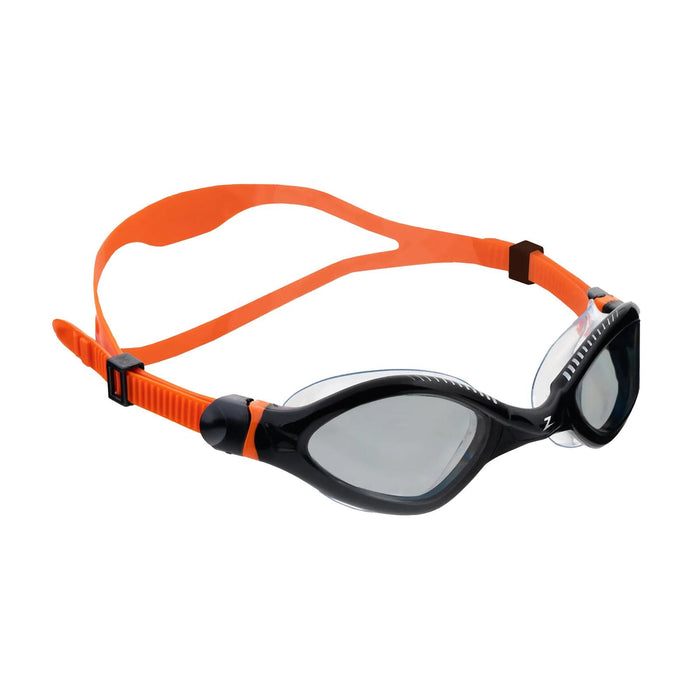 Schwimmbrille Tiger Lsr+ Schwarz-Orange Tönung-Rauch Linsen Regular Zoggs 461093BKORTSMR
