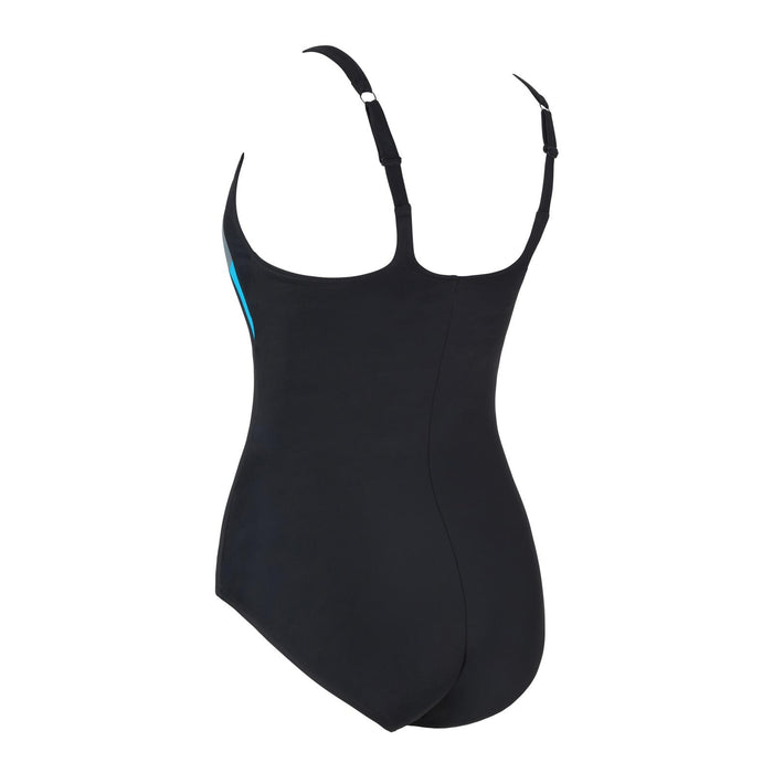 Badeanzug Sydney U Schwarz-Grau Größe 36-M Zoggs 462581BKGY36