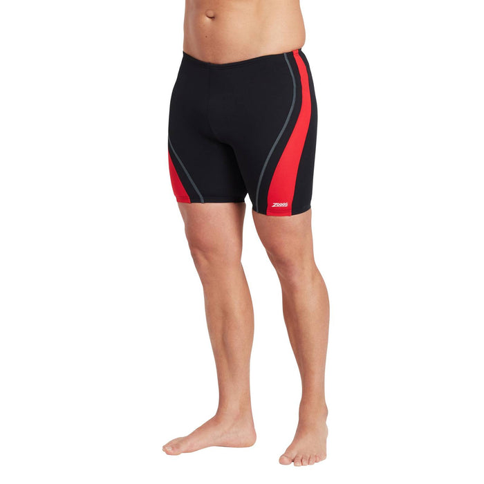 Schwimm Jammers Eaton Mid Männer Schwarz-Rot Größe 32-M Zoggs 462923BKRD32