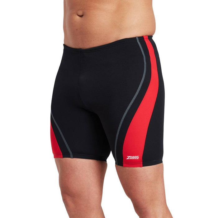 Schwimm Jammers Eaton Mid Männer Schwarz-Rot Größe 32-M Zoggs 462923BKRD32