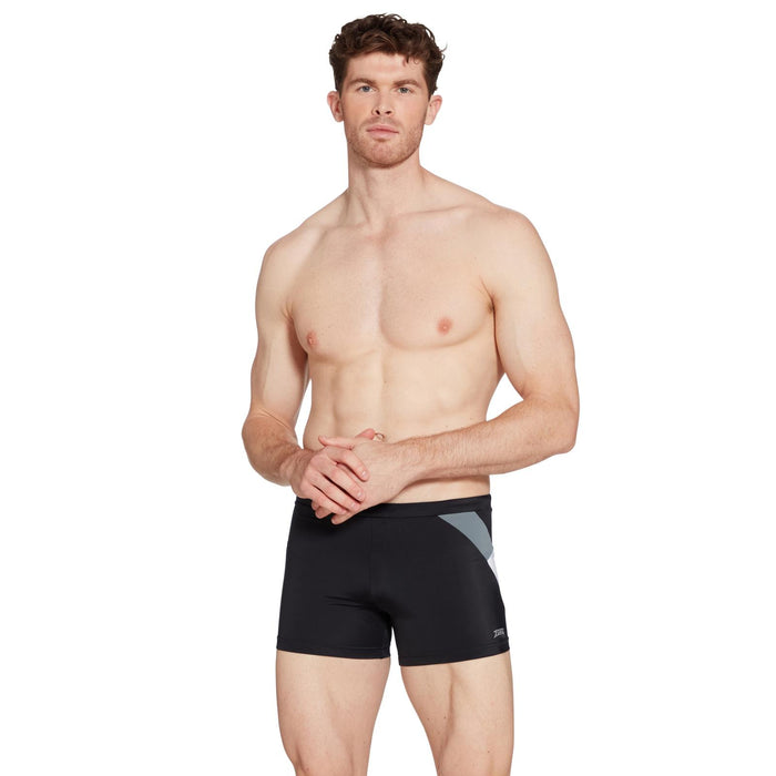 Schwimm Boxer Sydney 27 Herren Schwarz-Grau Größe 42-4XL Zoggs 462931BKGY42