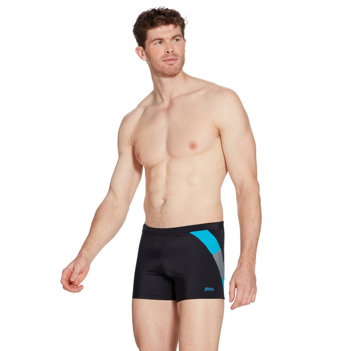 Schwimm Boxer Sydney 27 Herren Schwarz-Türkis Größe 32-M Zoggs 462931BKTQ32