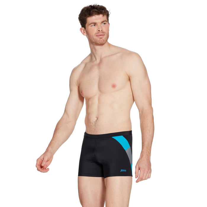 Schwimm Boxer Sydney 27 Herren Schwarz-Türkis Größe 36-XL Zoggs 462931BKTQ36