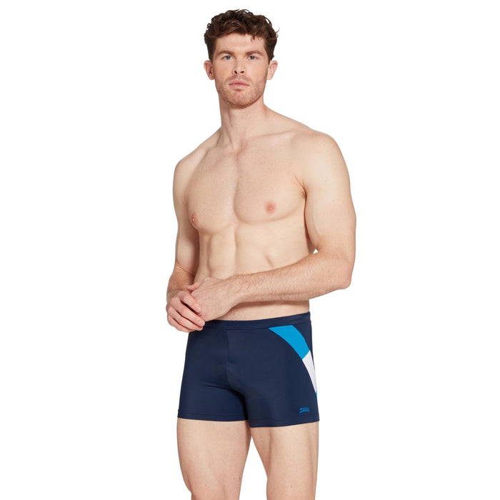 Schwimm Boxer Sydney 27 Herren Marineblau-Hellblau Größe 30-S Zoggs 462931NVLB30