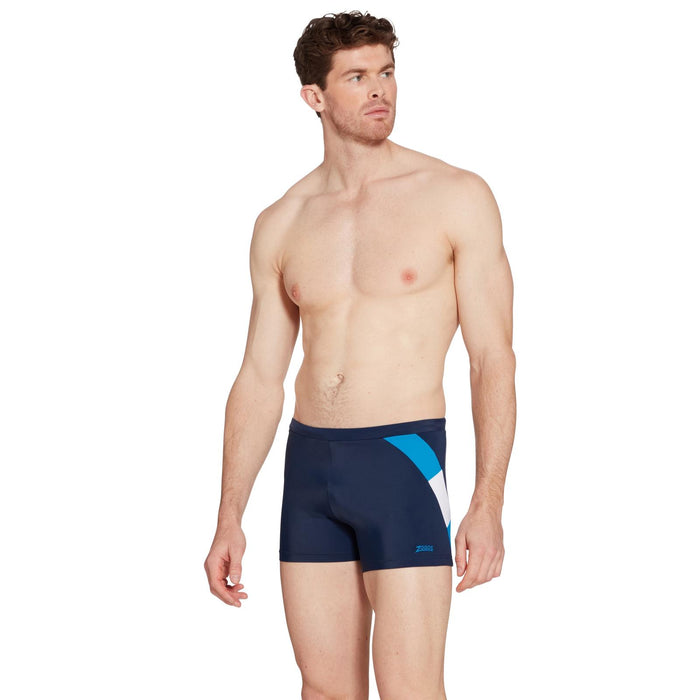 Schwimm Boxer Sydney 27 Herren Marineblau-Hellblau Größe 40-XXXL Zoggs 462931NVLB40