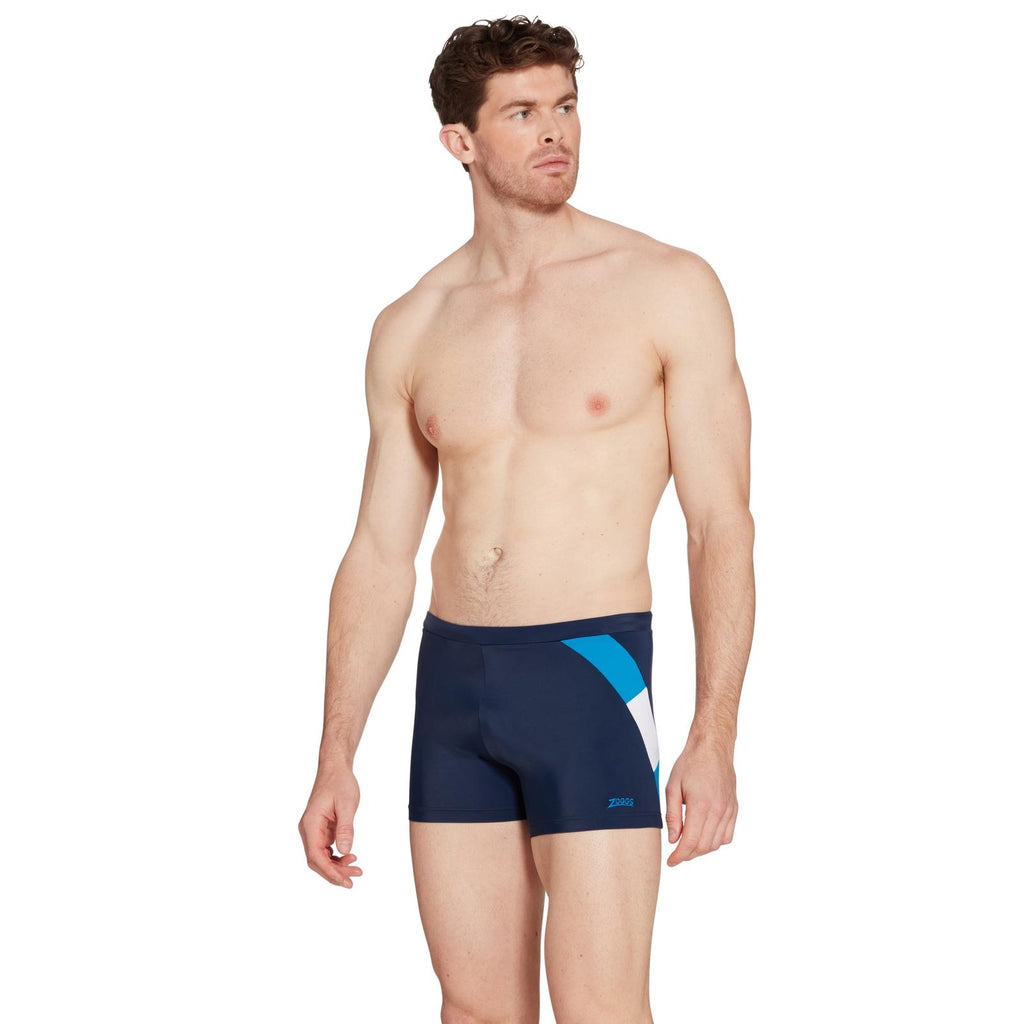 Schwimm Boxer Sydney 27 Herren Marineblau-Hellblau Größe 42-4XL Zoggs 462931NVLB42